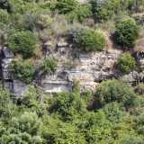 Dalla masseria raggiungiamo il lato sinistro della lama, dove tramite una terrazza � possibile ammirare le alte pareti rocciose che scendono a picco e si tuffano in un �mare� di alberi e arbusti